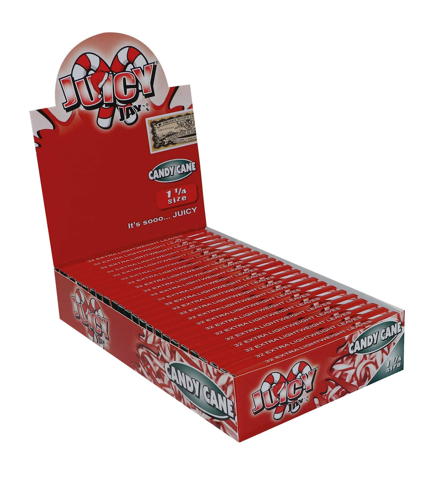 Juicy Jays Candy Cane 1¼, 32 Blatt