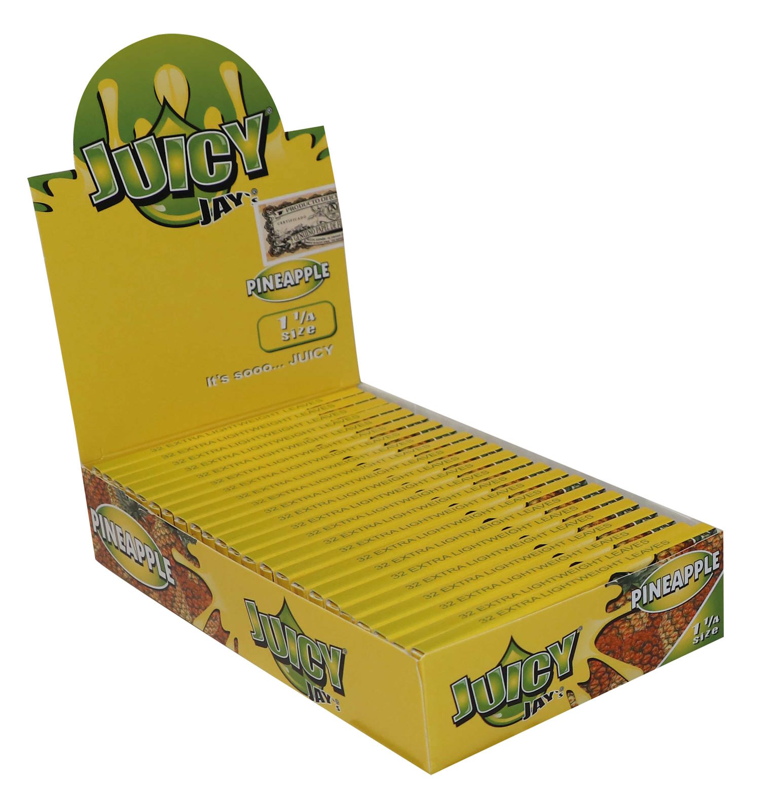 Juicy Jays Pineapple 1¼ 1¼, 32 Blatt