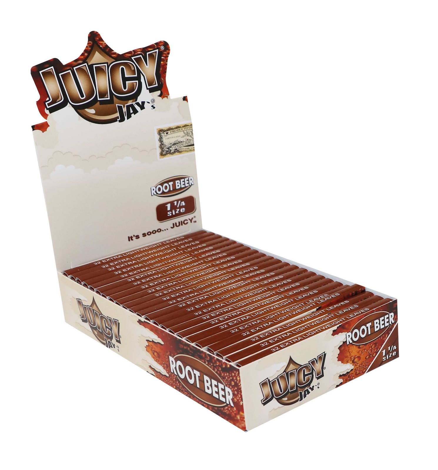Juicy Jays Root Beer 1¼, 32 Blatt