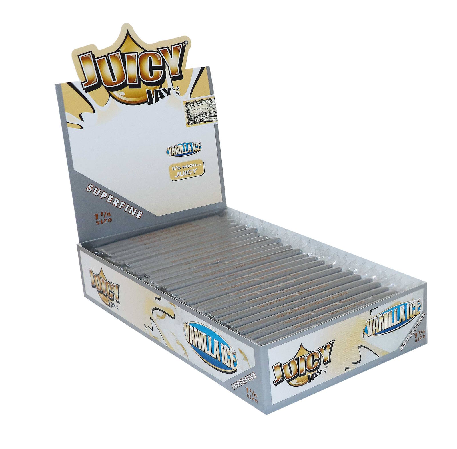 Juicy Jays Fine Vanilla Ice Papers 1¼, 32 Blatt