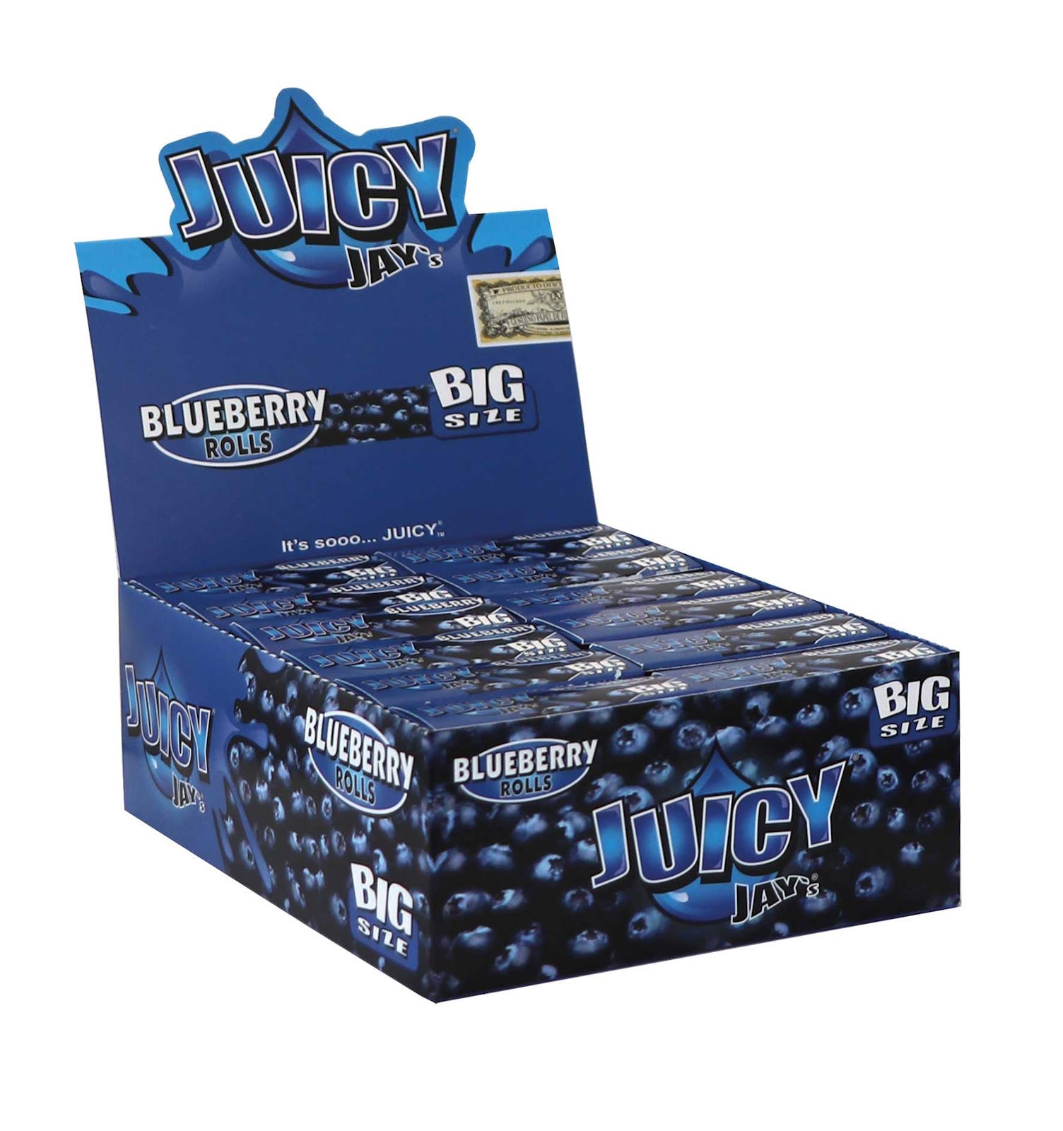 Juicy Jays Blueberry Rolls – 5m Per Roll
