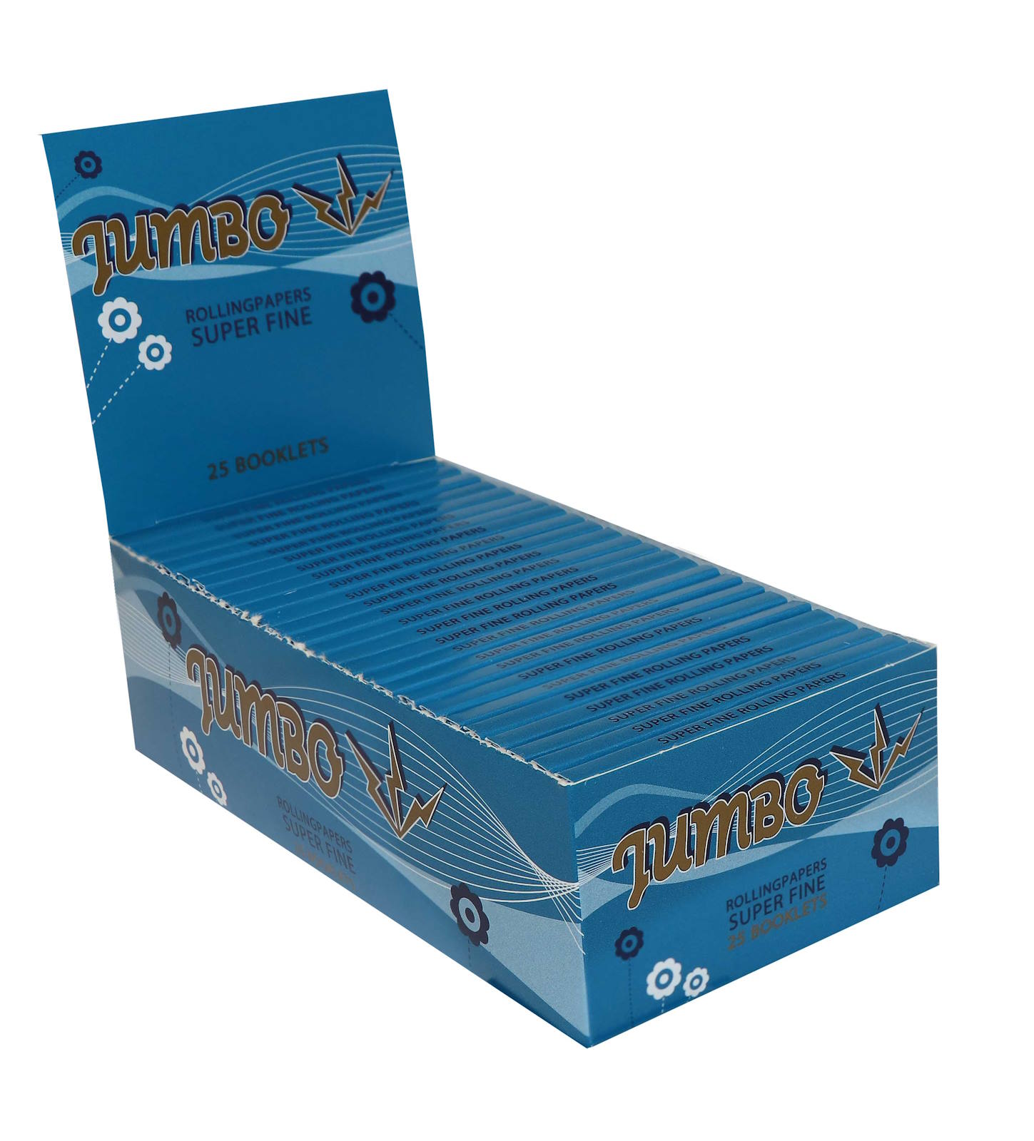 Jumbo Blue Single Wide Double, 100 Blatt