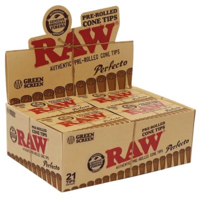 RAW Prerolled Cone Tips (21 Stück)