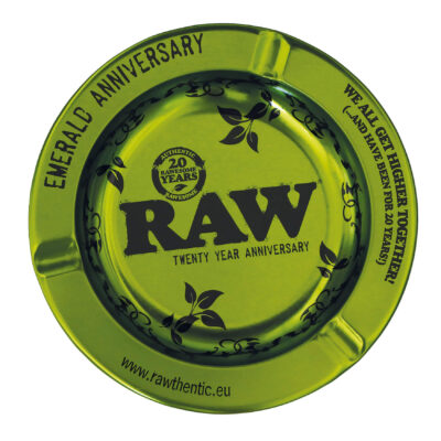 RAW Emerald Metal Ashtray 20TH Anniversary