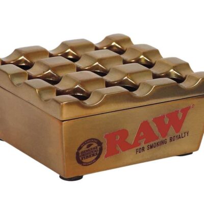 RAW Regal Windproof Metal Ashtray – Gold