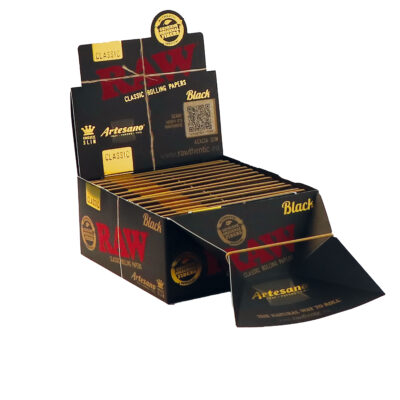 RAW Black Artesano – King Size Slim + Tips