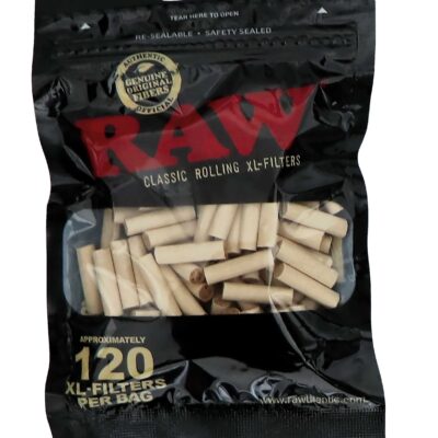 RAW Black Filters 6 × 20 mm, (120 Stück)