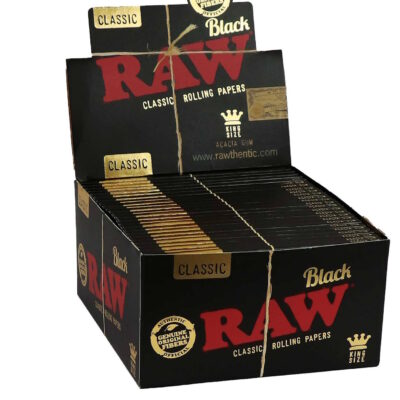 RAW Black King Size, 33 Blatt