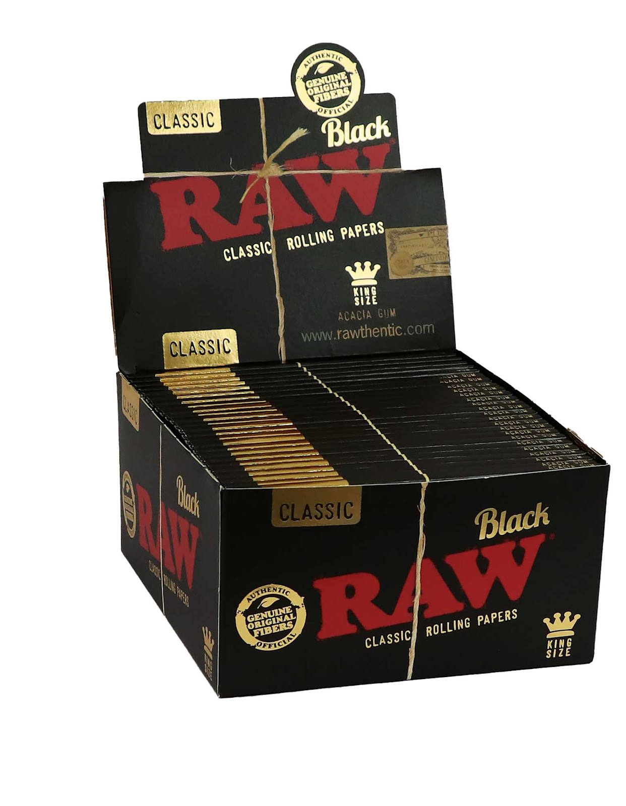 RAW Black King Size, 33 Blatt