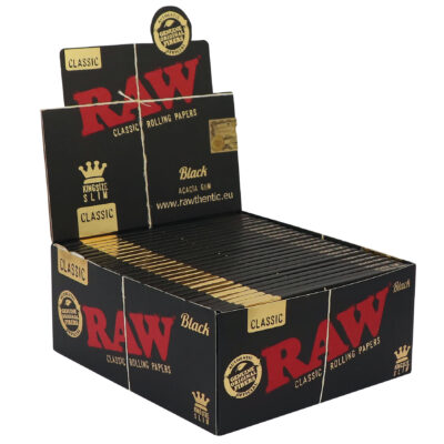 RAW Black King Size Slim, 32 Blatt
