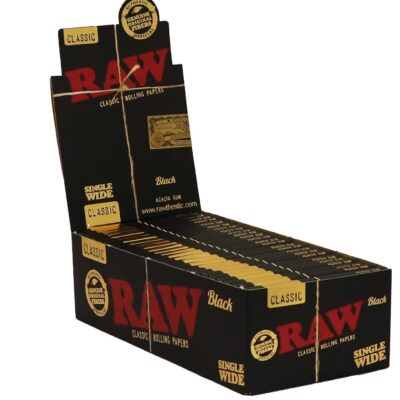 RAW Black Single Wide Double, 100 Blatt