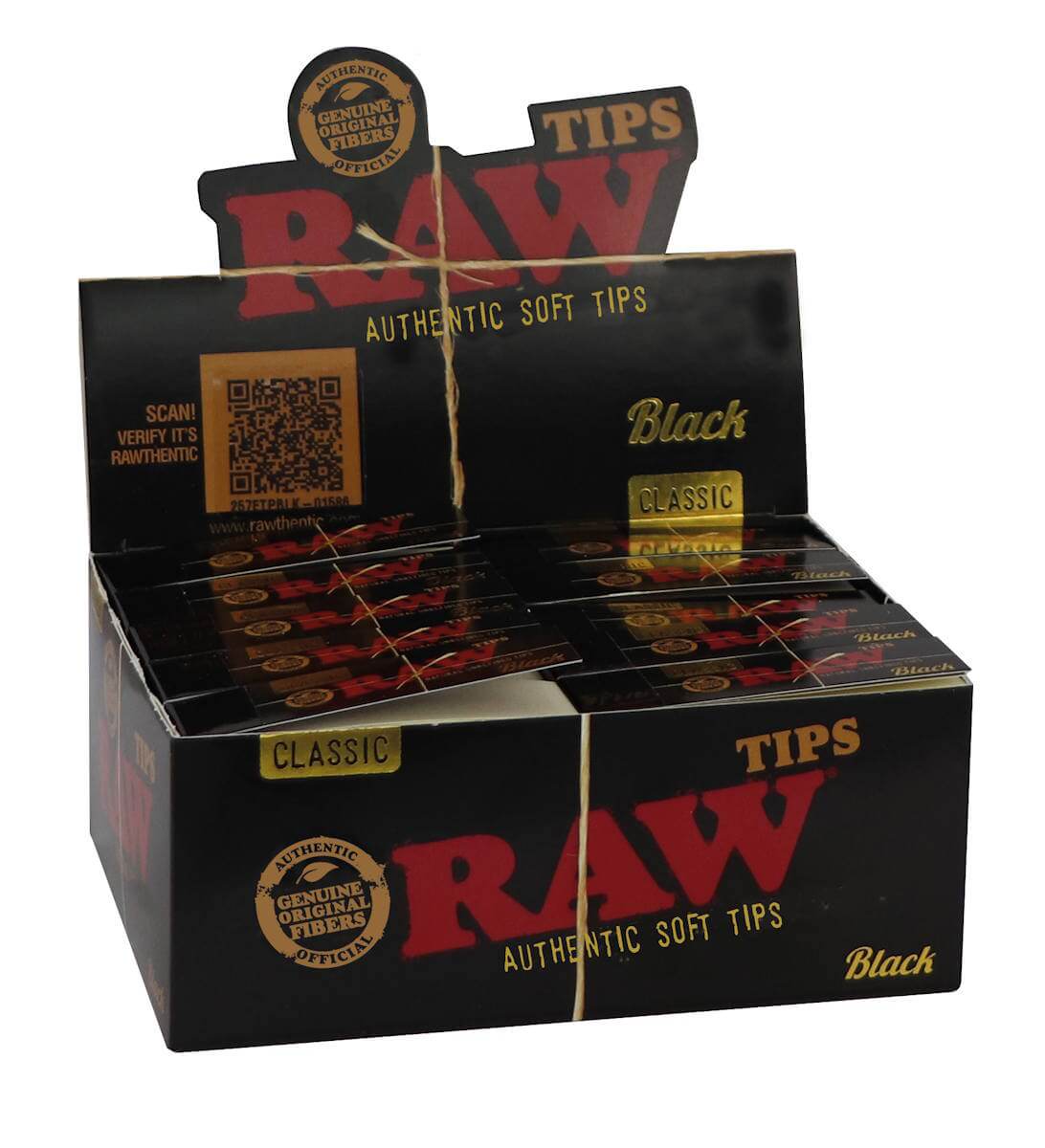 RAW Black Tips (50 Stück)