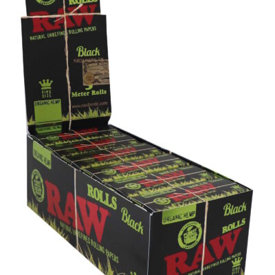 RAW Black Organic Hemp Rolls – 3 Meters