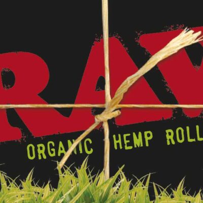 RAW Black Organic Sticker 155 × 53 Mm