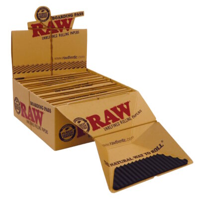 RAW Pocket Rolling Tray With Shredder (15 Stück)