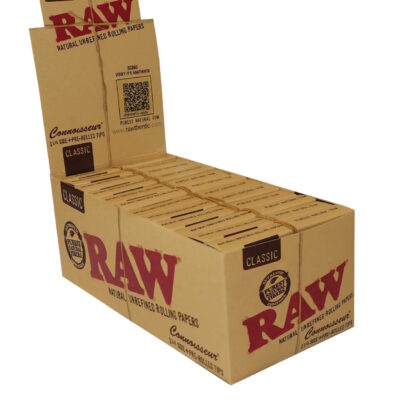 RAW Connoisseur – 1¼ + Prerolled Tips