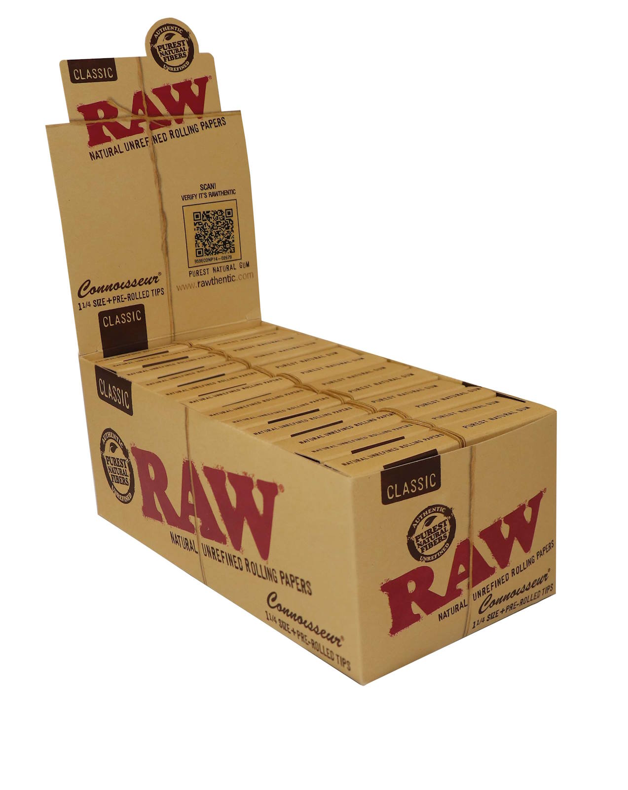 RAW Connoisseur – 1¼ + Prerolled Tips