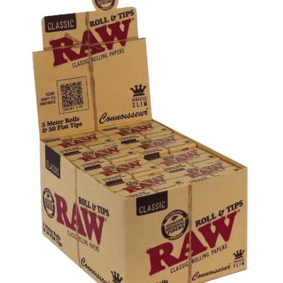 RAW Connoisseur – Rolls + Perforated Tips
