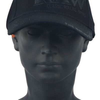 RAW Hat Black With Black Logo With Poker