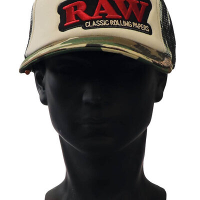 RAW Trucker Hat Camo And Tan