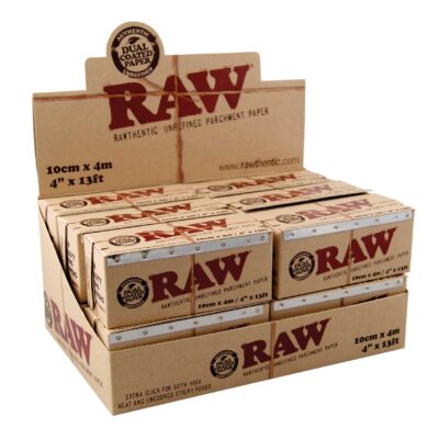 RAW Parchment Paper 100 mm × 4m (12 Stück)