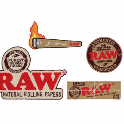 RAW Patches – Pack With 4 Designs