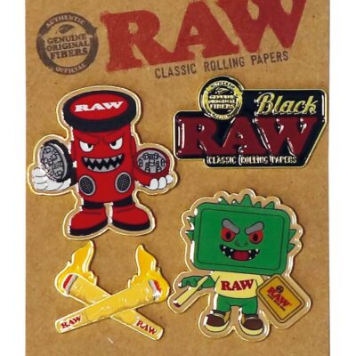RAW Pins – Set 2 Card With 4 Designs