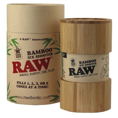RAW Bamboo Six Shooter Variable Quantity Cone Filler