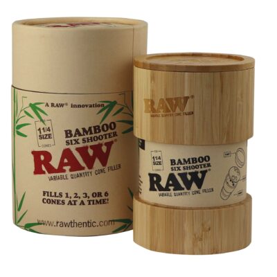 RAW Bamboo Six Shooter Variable Quantity Cone Filler