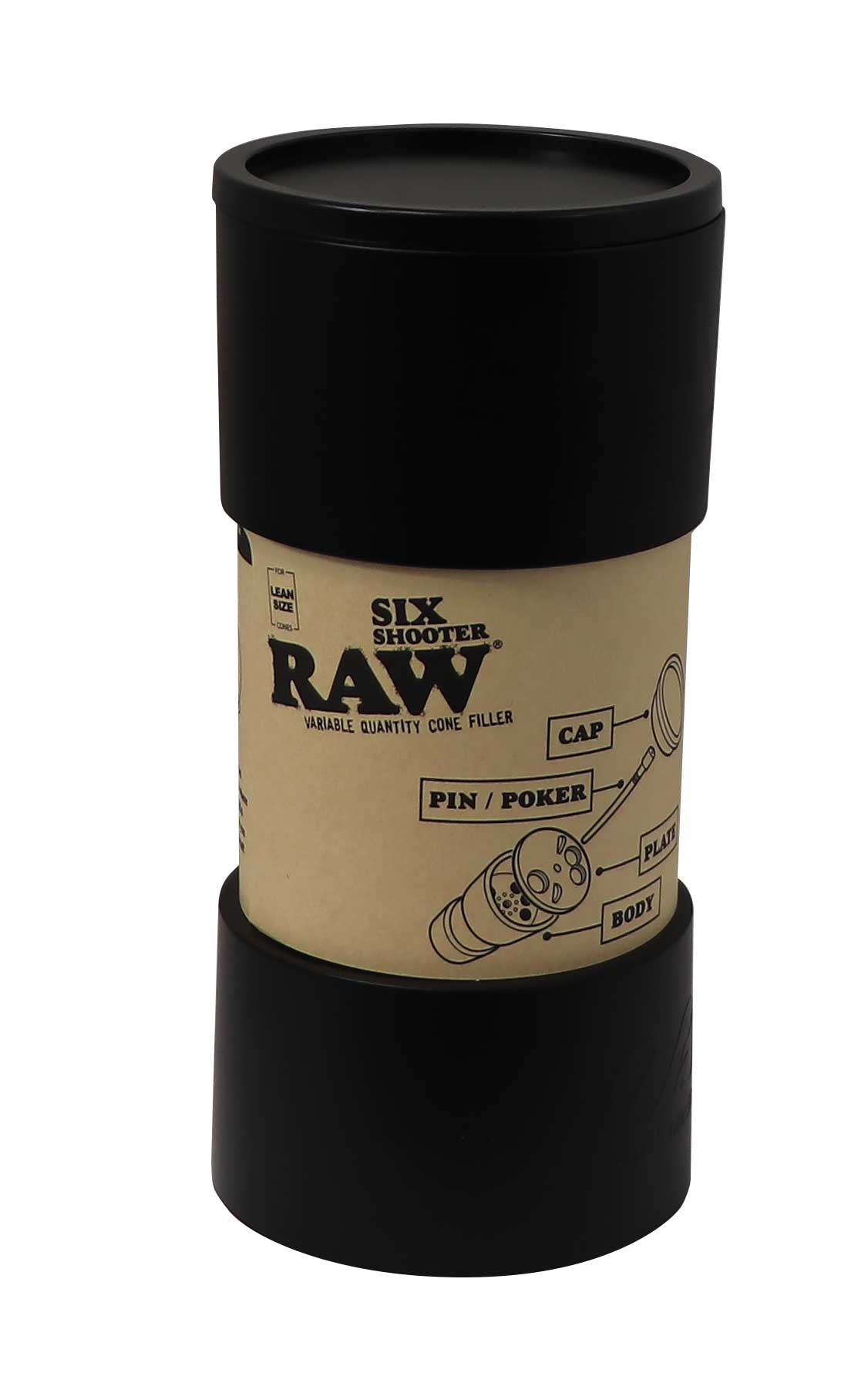 RAW Six Shooter Variable Quantity Cone Filler