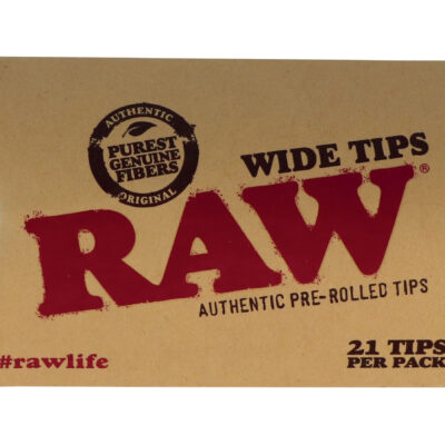 RAW Wide Prerolled Tips (21 Stück)