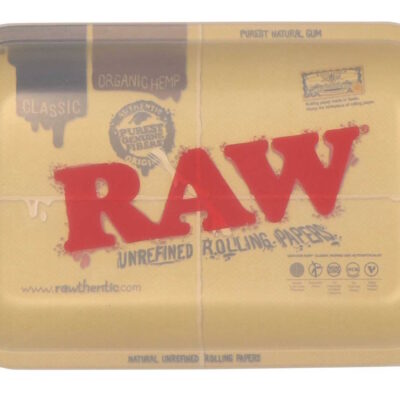 RAW Metal Dab Rolling Tray And Cover