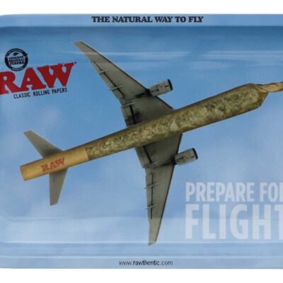 RAW Flying Metal Rolling Tray – Small