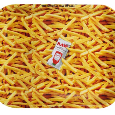 RAW Metal Rolling Tray French Fries