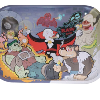RAW Metal Rolling Tray Monster Sesh