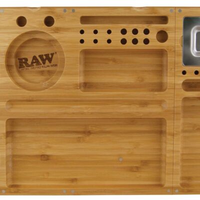 RAW Bambo Triple Flip Rolling Tray