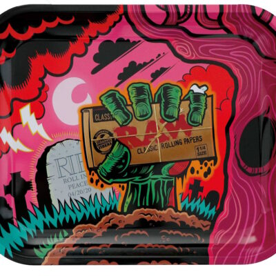 RAW Metal Rolling Tray Zombie