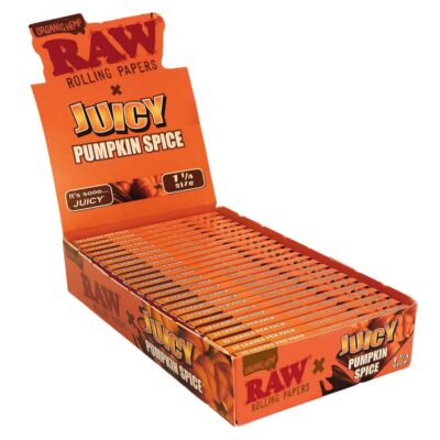 RAW × Juicy Jay's Pumpkin Spice 1¼, 32 Blatt