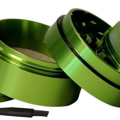 RAW Grinder Aluminium Green 4 Part 56 mm