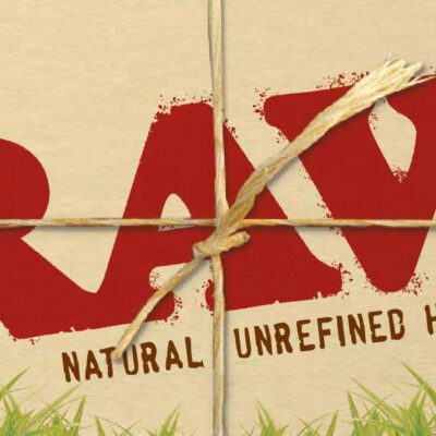 RAW Organic Sticker – 155 mm × 53 mm
