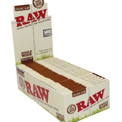 RAW Organic Papers Single Wide Double, 100 Blatt