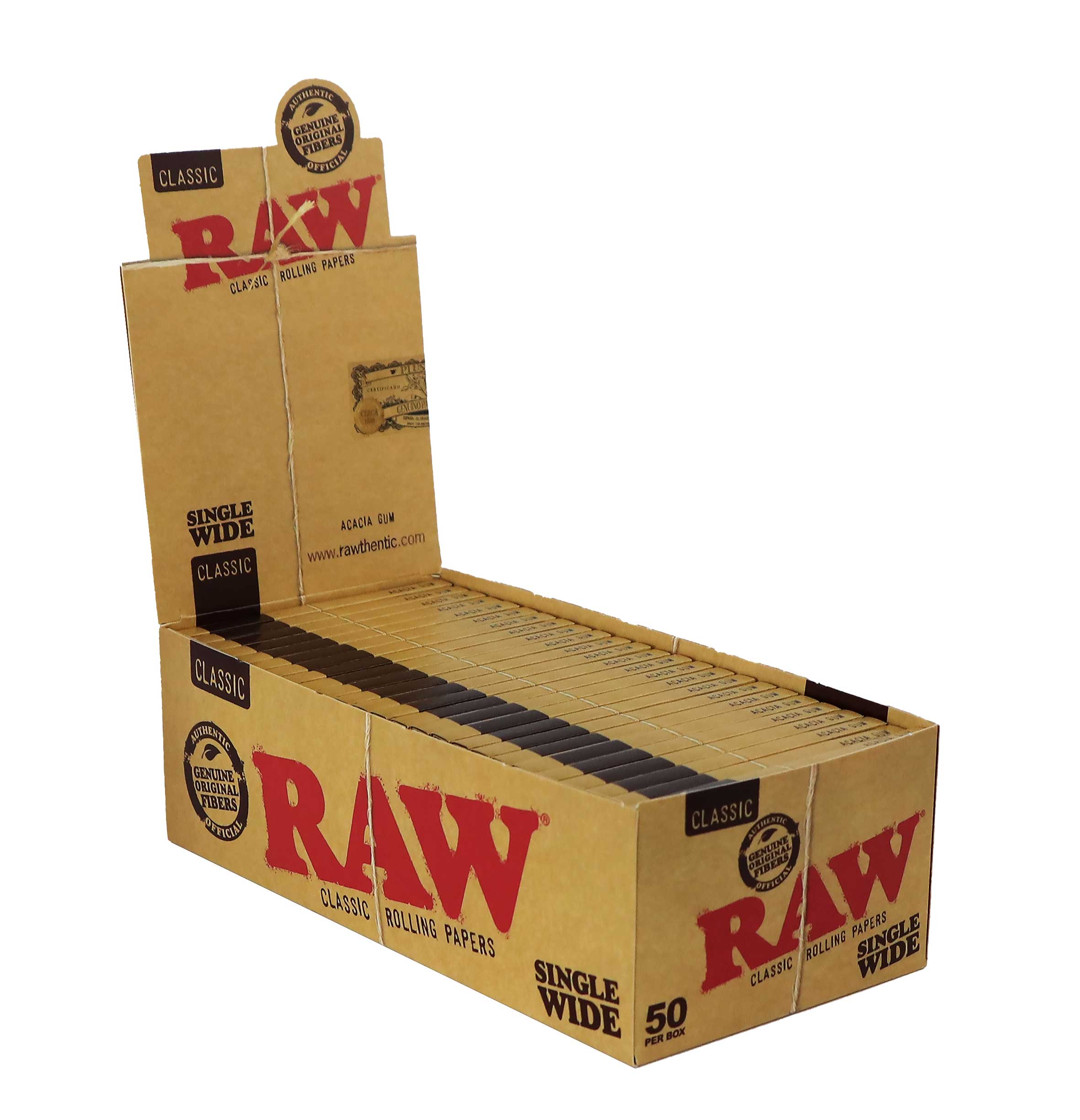 RAW Papers Single Wide, 50 Blatt