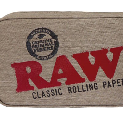 Rolling Papers × RAW Smell Resistant Smokers Pouch – L