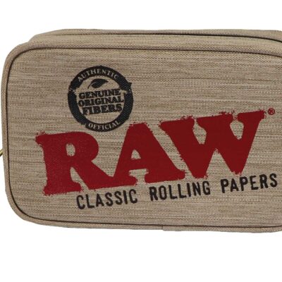 Rolling Papers × RAW Smell Resistant Smokers Pouch – Medium