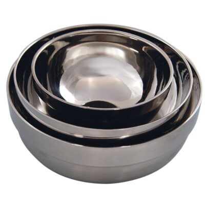 Stailess Steel Bowl Set (14cm, 18cm, 20cm)