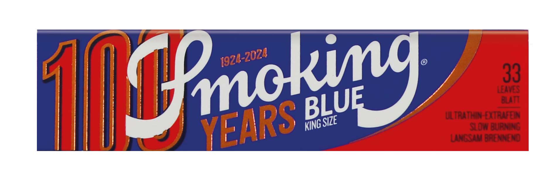 Smoking Blue King Size, 33 Blatt