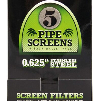 Box Of Screens 100/5 Packs .625 Stainless Steel